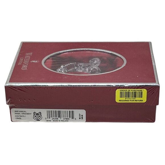 2005 Sealed NIB Waterford Crystal Annual Angel Ornament 135432 - Picture 5 of 9
